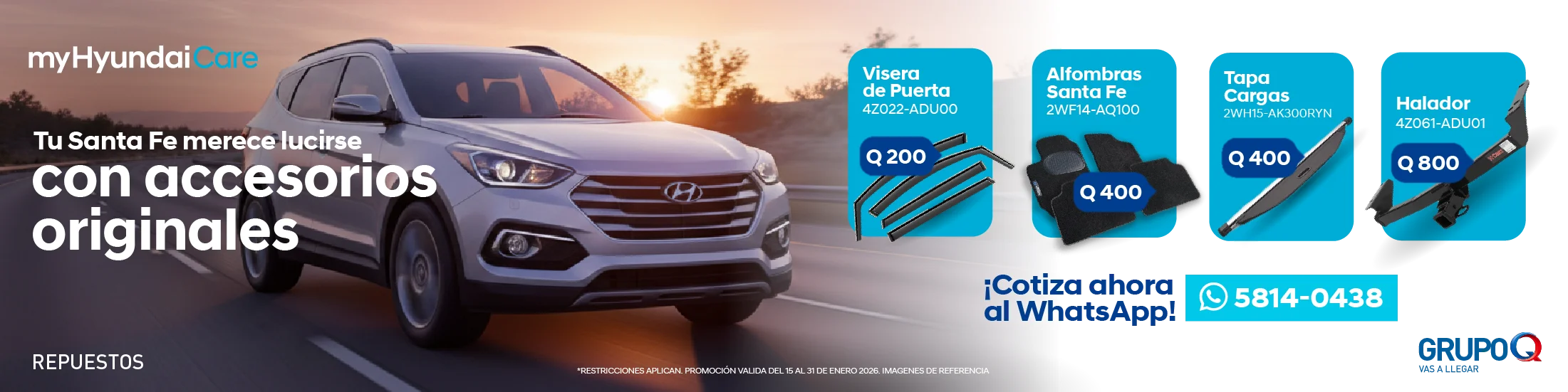 Accesorios Para Santa Fe - GrupoQ