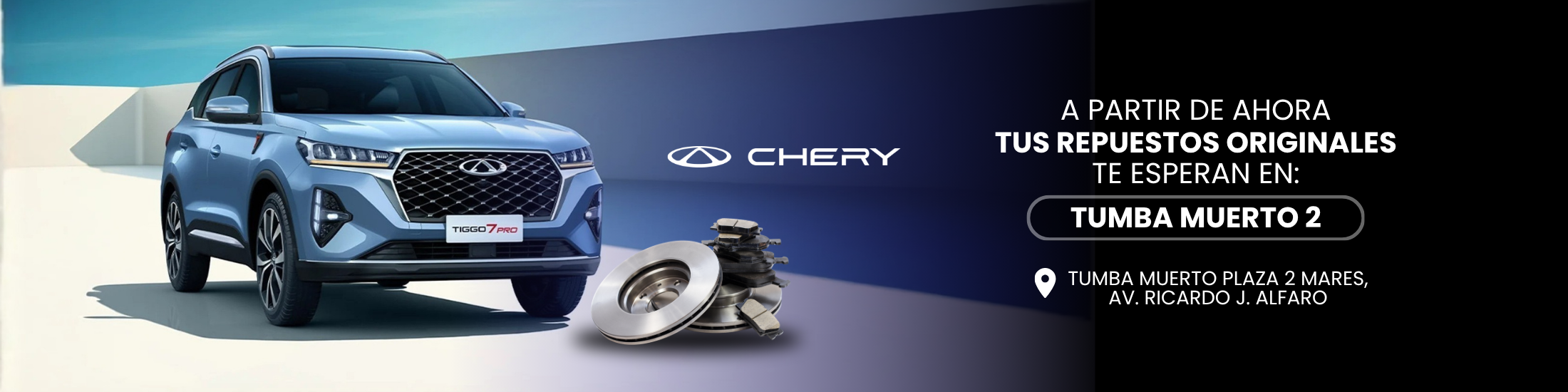CHERY A PARTIR DE AHORA TUS REPUESTOS ORIGINALES TE ESPERAN EN:TUMBA MUERTO 2 - GrupoQ